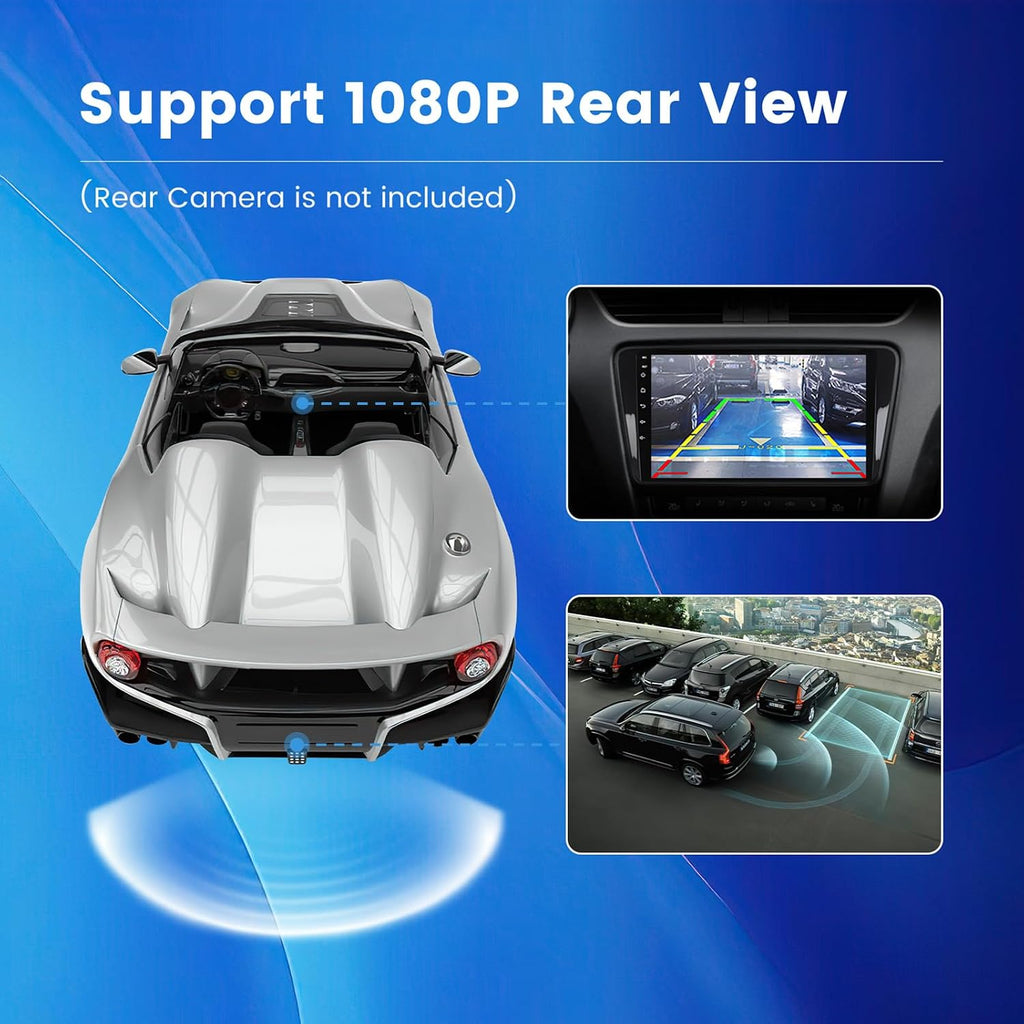 Car Stereo for Lexus ES300 ES330, 8Core Android 14 Radio Player 9' QLED Touch Screen GPS Navigation for Lexus ES250 ES300 ES330 XV30 2001 2002 2003 2004 2005 2006 Car-Play & Android Auto Head Unit