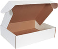 Box USA 24' Deluxe Shipping Boxes 24'L x 18'W x 6'H, 25-Pack - White Box Mailers for Packaging, Storage, Gifts or Bulk Business Orders