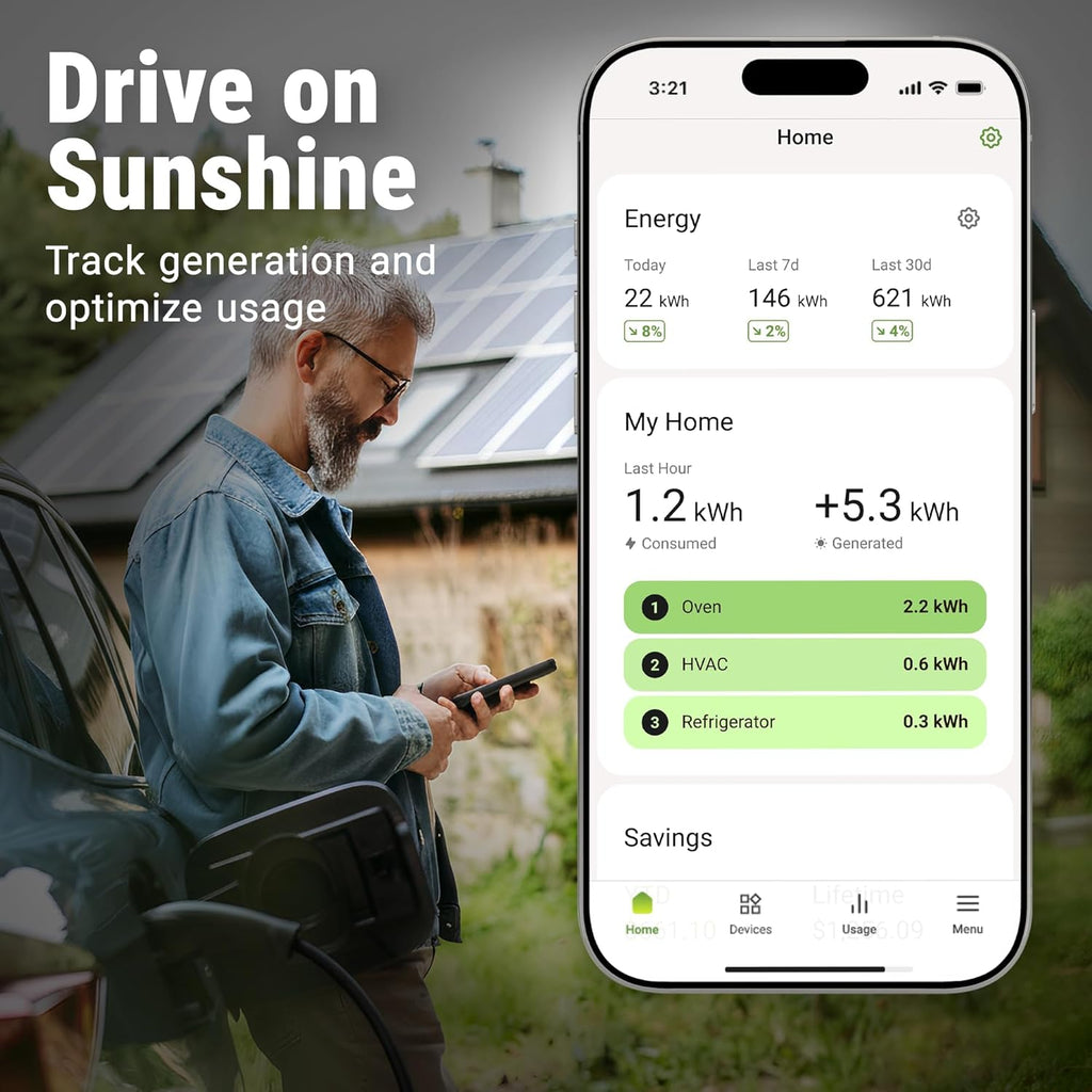 Emporia Vue 3 Home Energy Monitor - Smart Home Automation Module and Real Time Electricity Usage Monitor, Power Consumption Meter, Solar and Net Metering for UL Certified Safe Energy Monitoring