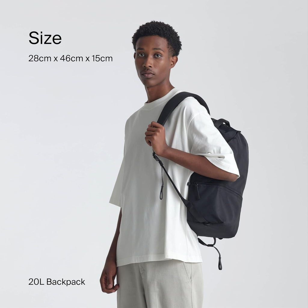 Urth Arkose 20L Modular Camera & Laptop Backpack - Water Resistant, Anti-Theft, Recycled Bag for DSLR, 13-16 Inch Laptop in Black