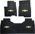 Lloyd Mats Signature Rubber All Weather Floor Mats for Chevy Silverado 1500/2500/3500 2019-ON Double or Crew Cab - 3PC Fronts + Rear