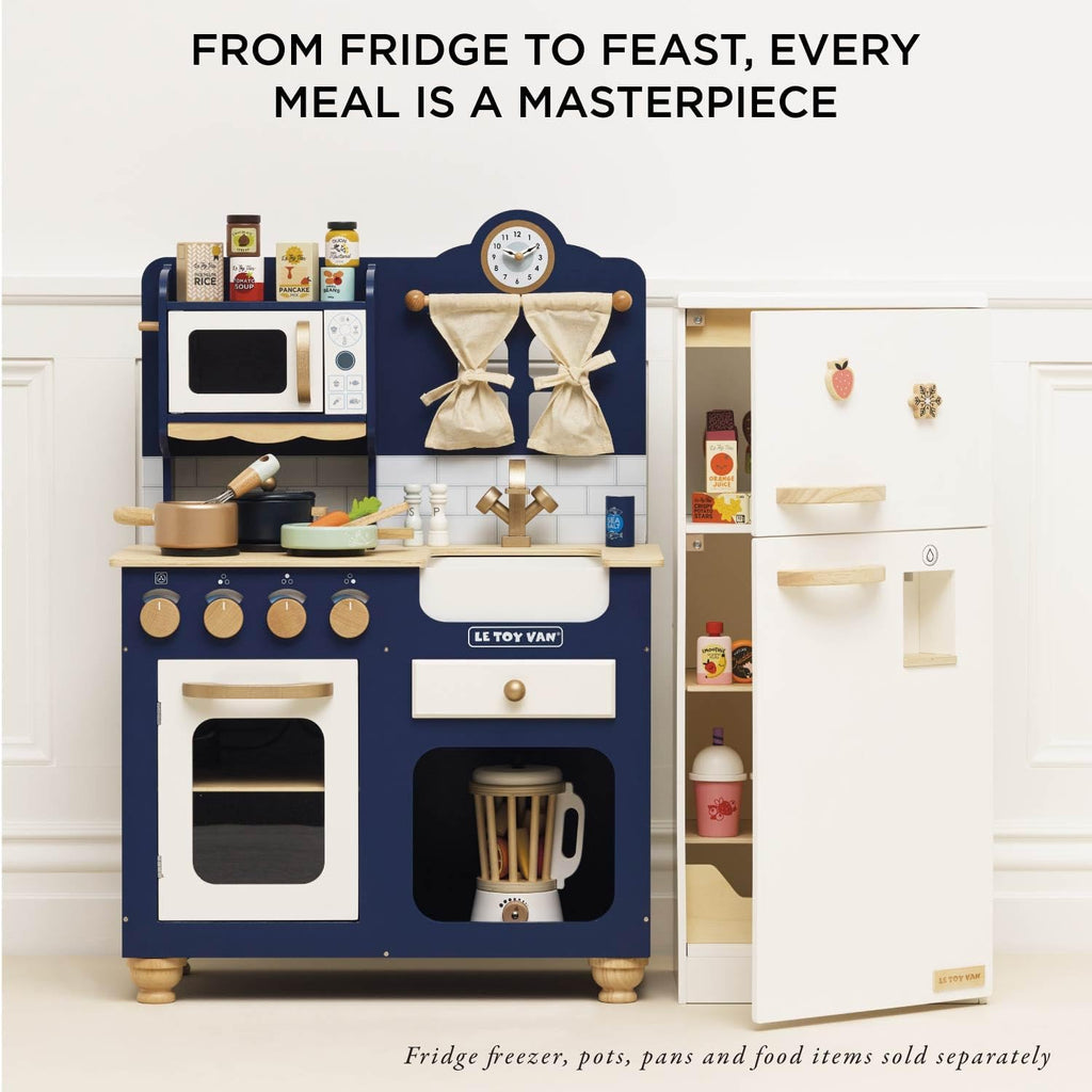 Le Toy Van Oxford Deluxe Toy Kitchen Premium Wooden Toys for Kids Ages 3 Years & Up, Oxford Deluxe Kitchen