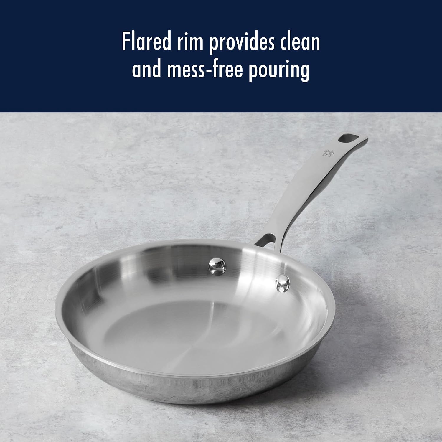 HENCKELS Clad H3 10-pc Induction Pot and Pan Set, Stainless Steel, Durable and Easy to clean