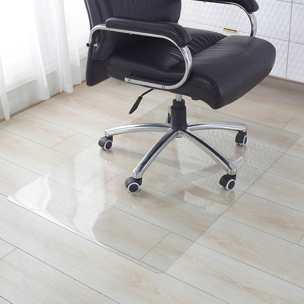 DXZ-Design Plastic Wooden Floor Protector Width 60cm 70cm 80cm 90cm 100cm, Kitchen Dining Table PVC Protection Pad, Clear Carpet Mat (Size : 35.4x59.1in/90x150cm)