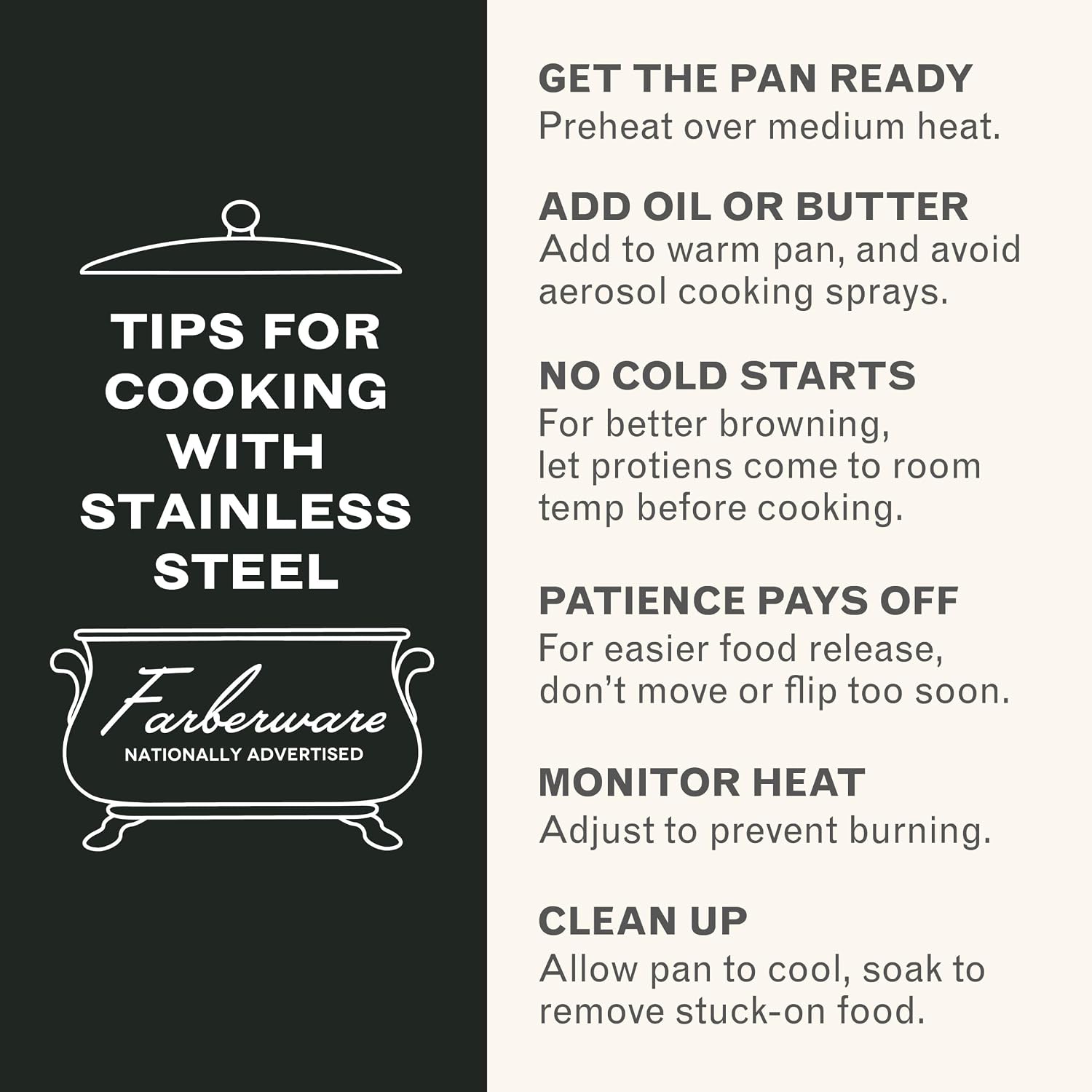 Farberware Classic Series Anniversary Edition Cookware Set, 8-Piece, Stainless Steel Pot and Pan Set