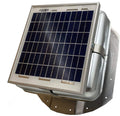 Solar Blaster Solar Mega RoofBlaster for 3.5' ribbed Conex Shipping Container Vent (Galvanized) | Solar Roof Vent Fan for Shipping Container Shipping Container Accessories Storage Container Vent