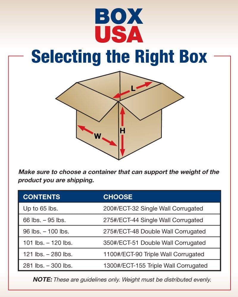 BOX USA Shipping Boxes 9'L x 6'W x 12'H, 500-Pack Small Corrugated Cardboard Boxes for Shipping, Mailing, Packing, Packaging and Storage
