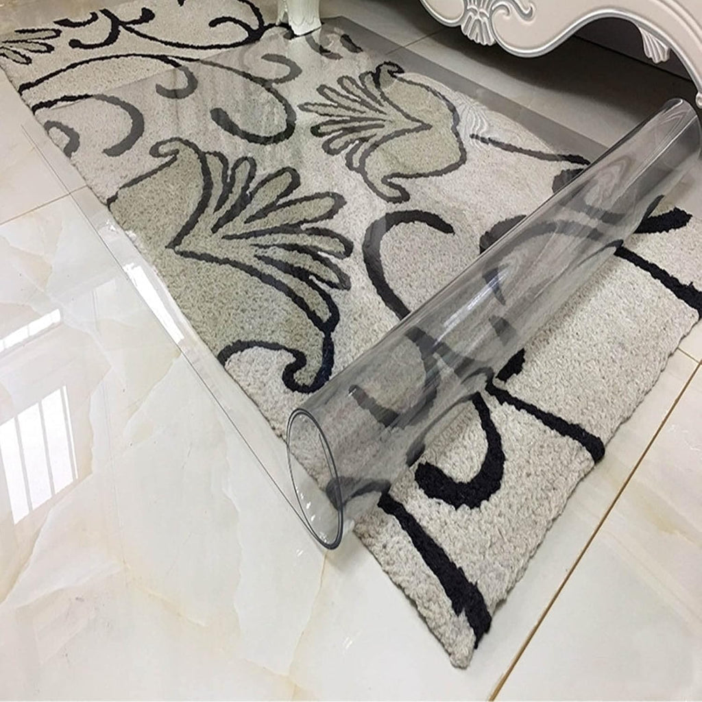 DXZ-Design Rectangle Hard Wooden Floors Mat Transparent, Clear Carpet Chair PVC Protection Pad, Length 100cm 1.5m 2m 250cm 300cm (Size : 35.4x78.7in/90x200cm)