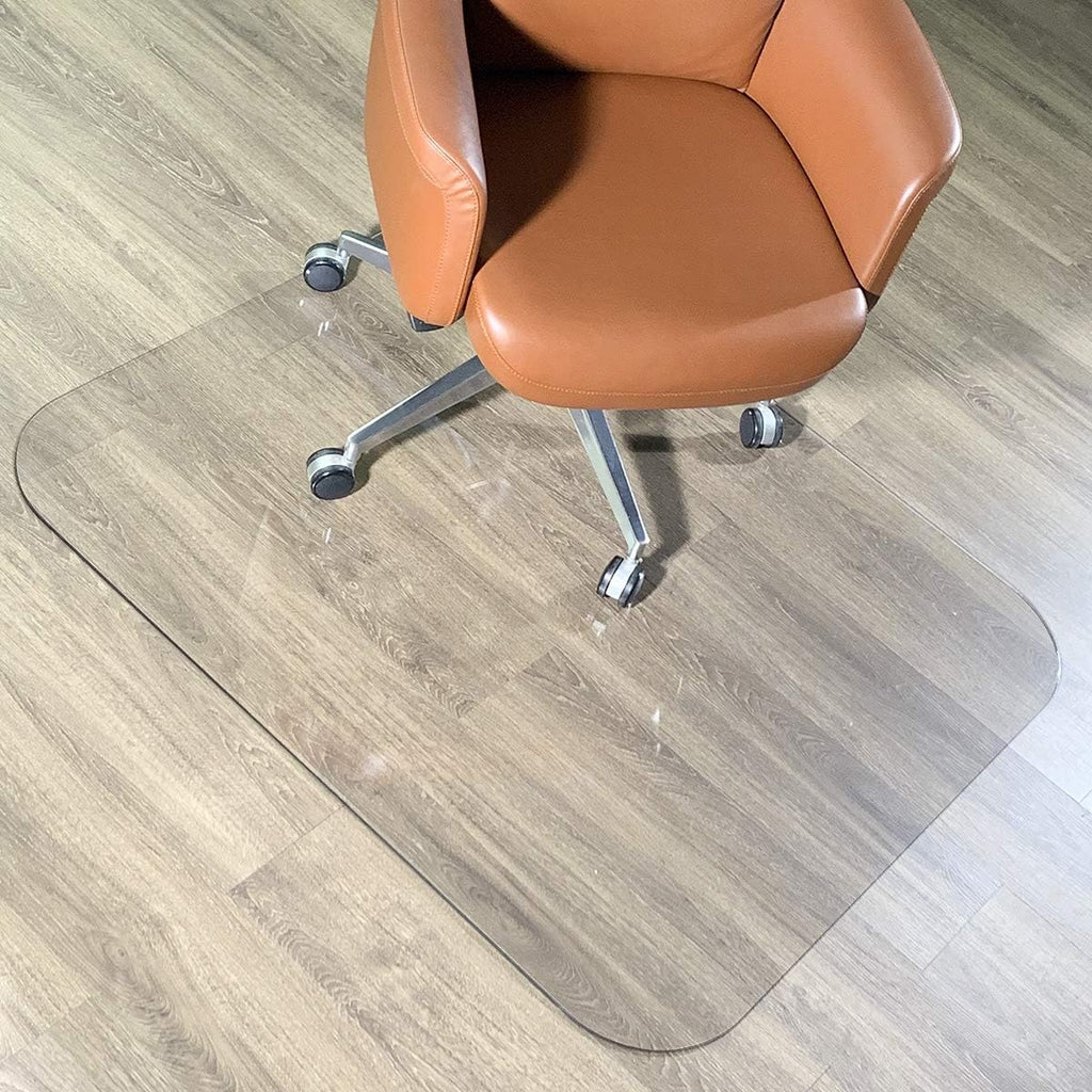 3Pack Crystal Clear 1/5' Thick 47' x 35' Heavy Duty Hard Chair Mat, Can be Used on Carpet or Hard Floor