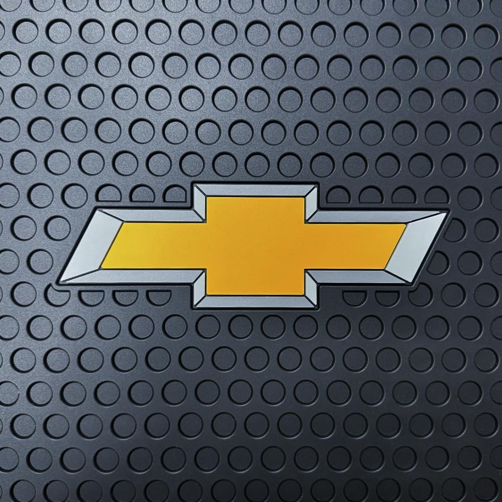 Lloyd Mats Signature Rubber All Weather Floor Mats for Chevy Silverado 1500/2500/3500 2019-ON Double or Crew Cab - 3PC Fronts + Rear