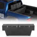 Hooke Road Tacoma Bed Tool Box Lockable Cargo Storage for Toyota Tacoma 5' and 6' Bed, Chevy Colorado & GMC Canyon 5'2' Truck, Solid Steel Waterproof Security Toolbox with Lock Keys