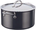Hestan NanoBond Molecular Titanium Stock Pot with Lid, 8-Quart - PFAS-Free Stainless Steel, 4x Stronger, 1050°F Oven Safe, Induction Compatible, Handcrafted Italy