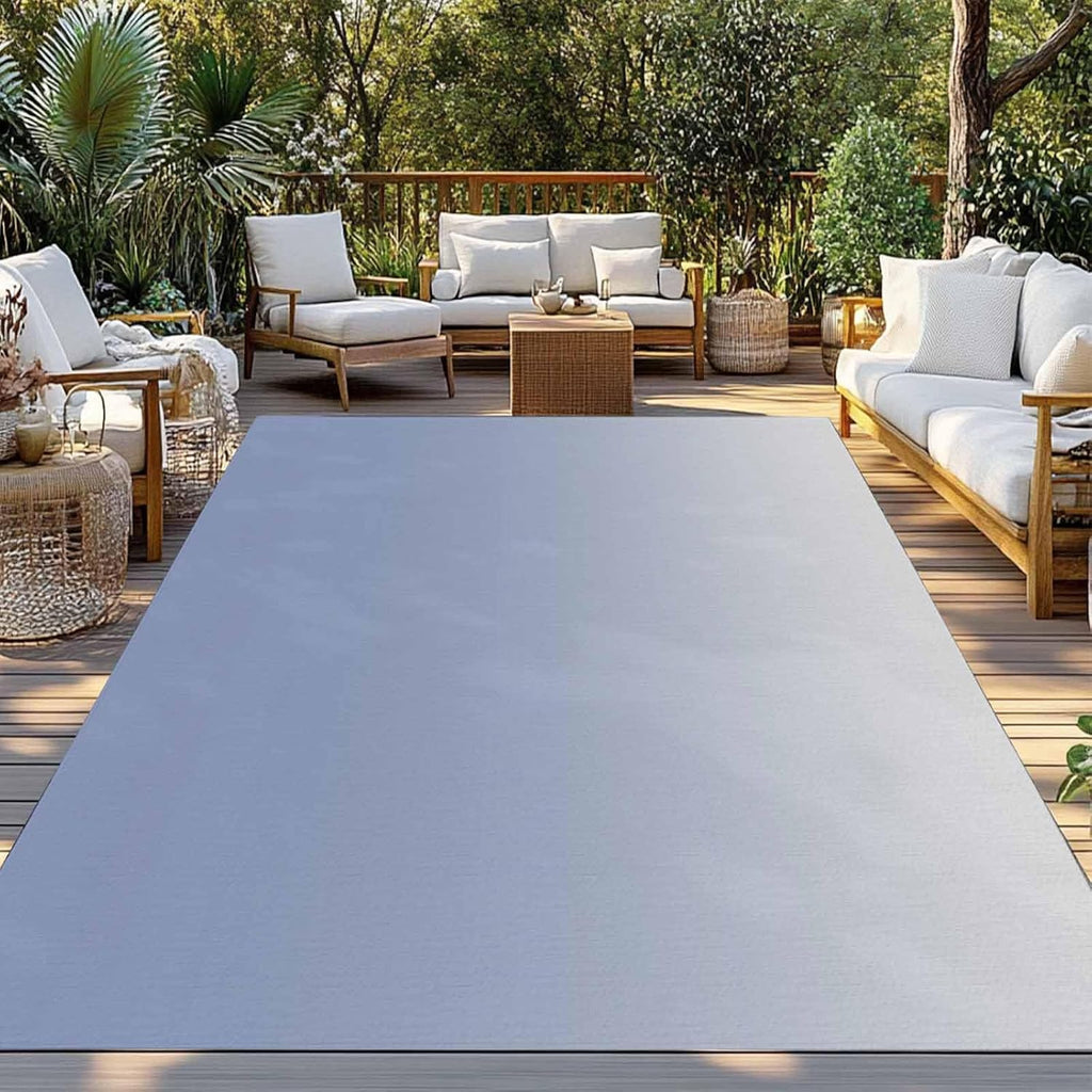 Outdoor Rug 4x6ft Ombre Art Color Gradient Patio Area Rugs Waterproof Easy Cleaning Non Shedding Thick Mats Minimalist Carpet for Indoor Outdoor Porch Deck Backyard Balcony
