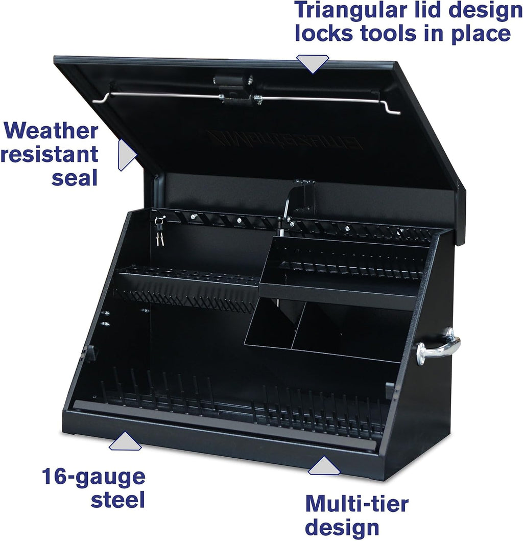 Montezuma – ME300B – 30-Inch Portable TRIANGLE Toolbox – Multi-Tier Design