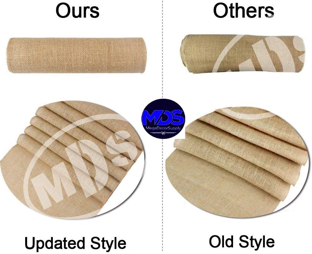 MDS Pack of 100 Wedding 12 x 108 inch Burlap Table Runner Natural Jute Country Vintage for Wedding Banquet Decoration – Navy Blue