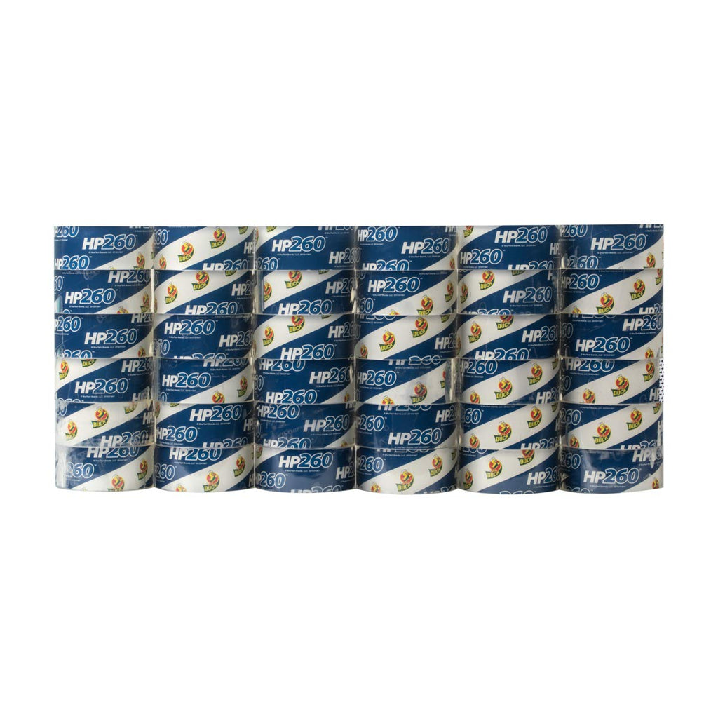 Duck High Performance Clear Packing Tape Refills - 36 Rolls of HP260 Strong Packaging Tape for Shipping, Moving, Mailing & Storage Boxes - 3' Core, 1.88 Inch x 60 Yards, Clear (1144714)