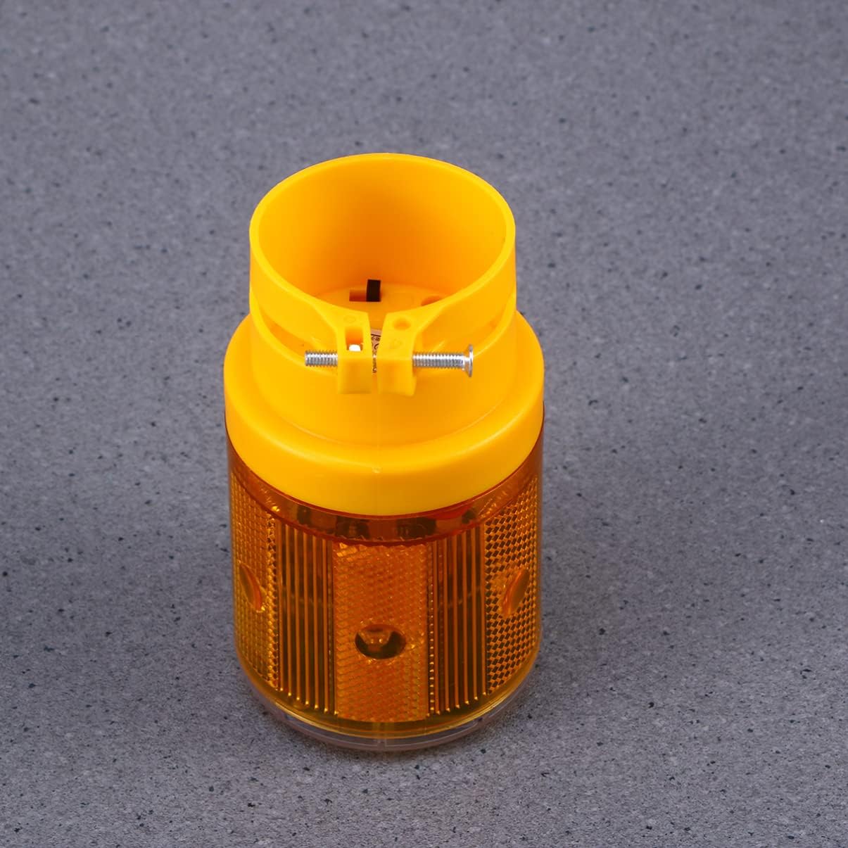 ULTECHNOVO 10pcs Solar Led Light Flashing Traffic Beacon for Road Construction Emergency Strobe Lamp Safety Device Orange