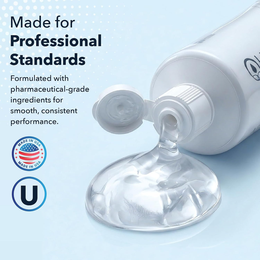 HR Lubricating Jelly 2 Ounce Tube, Case of 96 | Water-Soluble | Non-Greasy | Non-Staining | Latex-Free | Clear & Odorless | for Catheter, Exam, Thermometer & Instruments