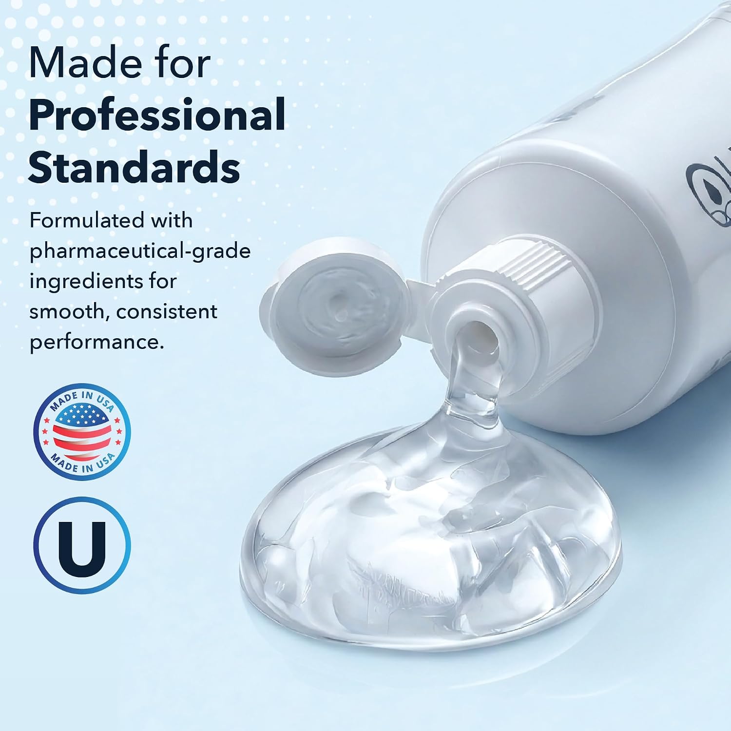 HR Lubricating Jelly 2 Ounce Tube, Case of 96 | Water-Soluble | Non-Greasy | Non-Staining | Latex-Free | Clear & Odorless | for Catheter, Exam, Thermometer & Instruments