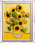 Acrylic Display Case for Lego 31215 Sunflower Wall Hanging Building Set– Dustproof Display Box & Showcase,, Display Box Compatible with Lego 31215 -Only Display case (A)