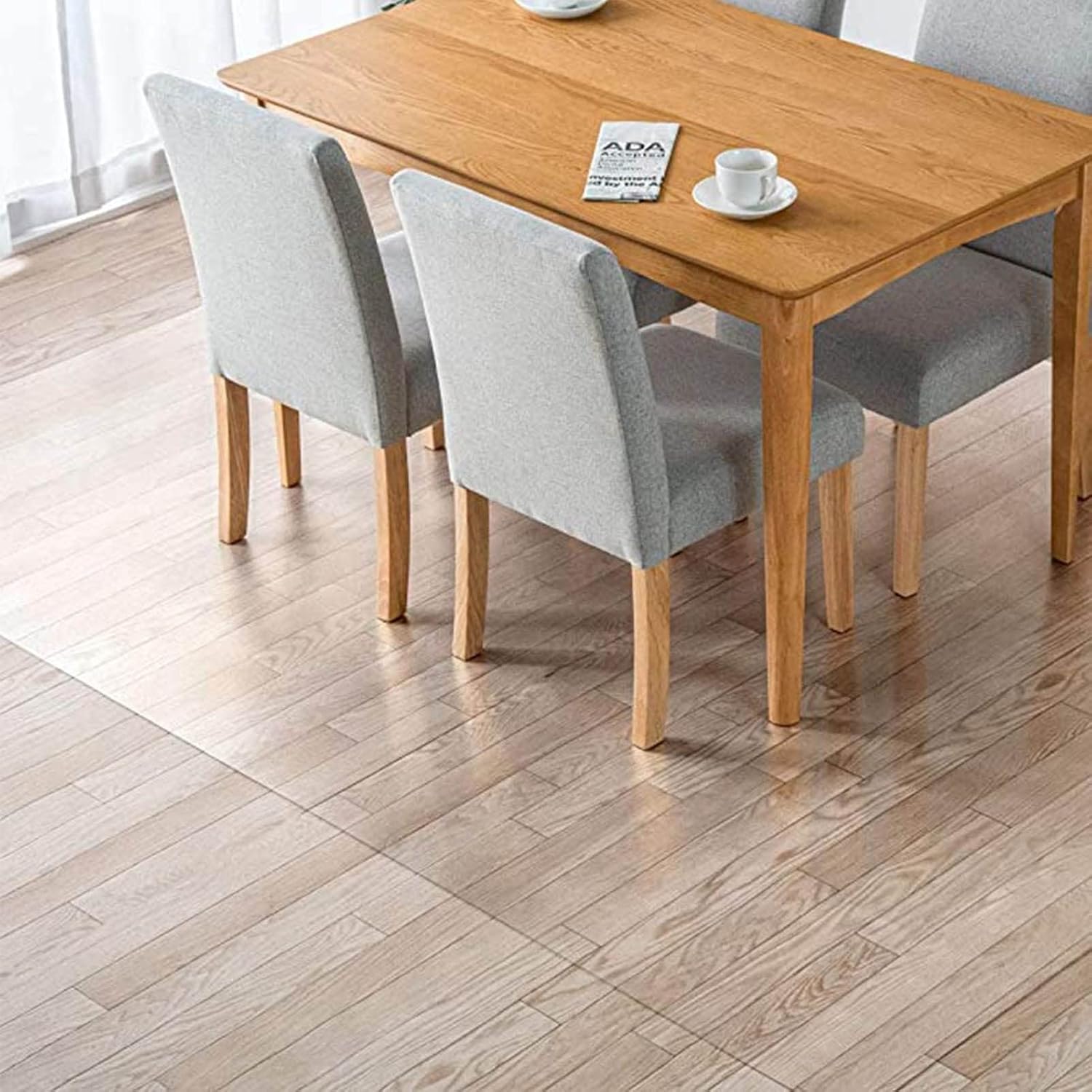DXZ-Design Transparent PVC Wooden Floor Protection Pad, Length 100cm 1.5m 2m 250cm 300cm Clear Carpet Mat, Office Children's Plastic Protector (Size : 31.5x78.7in/80x200cm)
