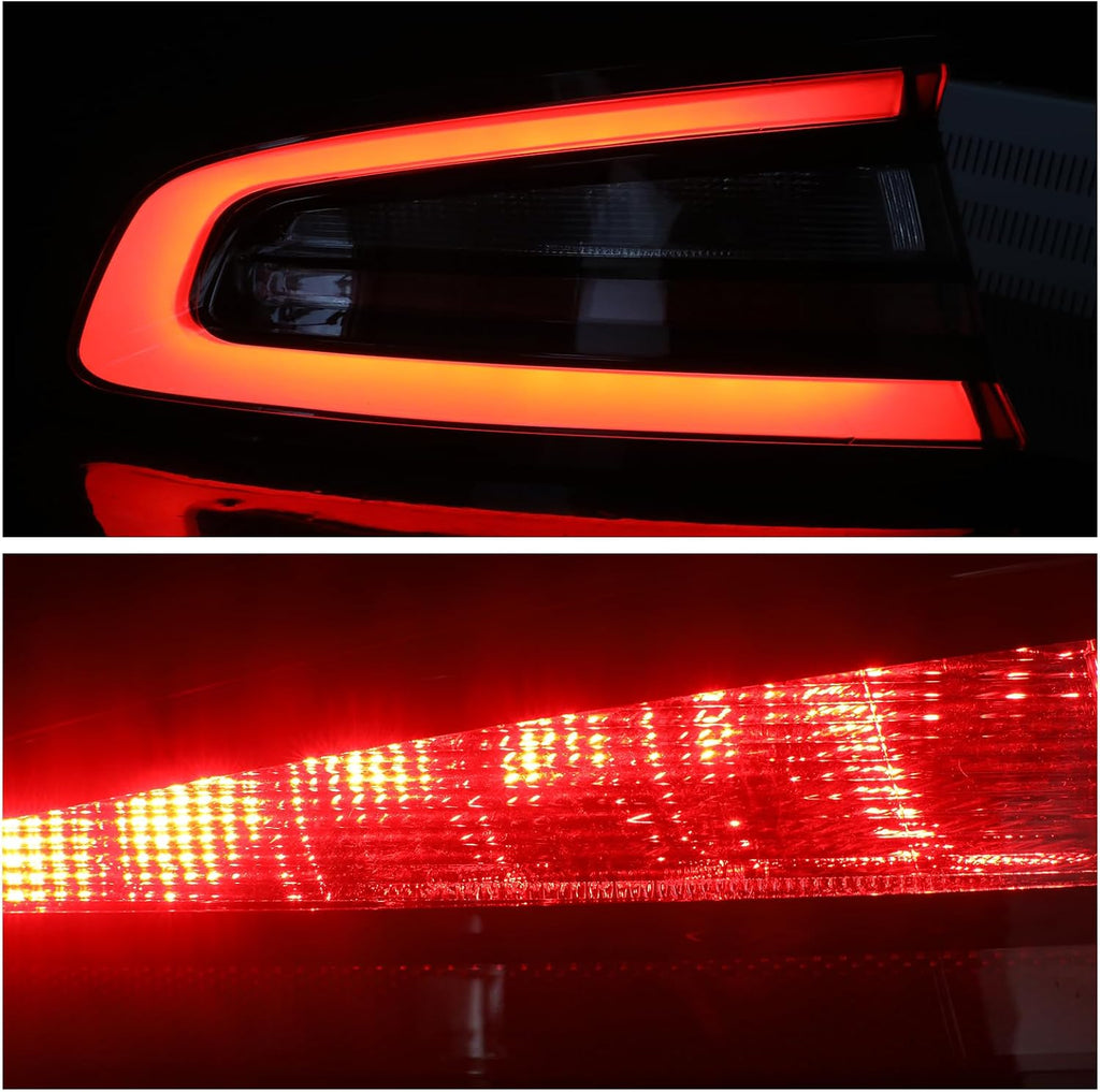 SOCKIR Outer LED Tail Lights Assembly Compatible with 2015-2023 Dodge Charger OE Replacement Taillights Brake Rear Light Driver and Passenger Sides