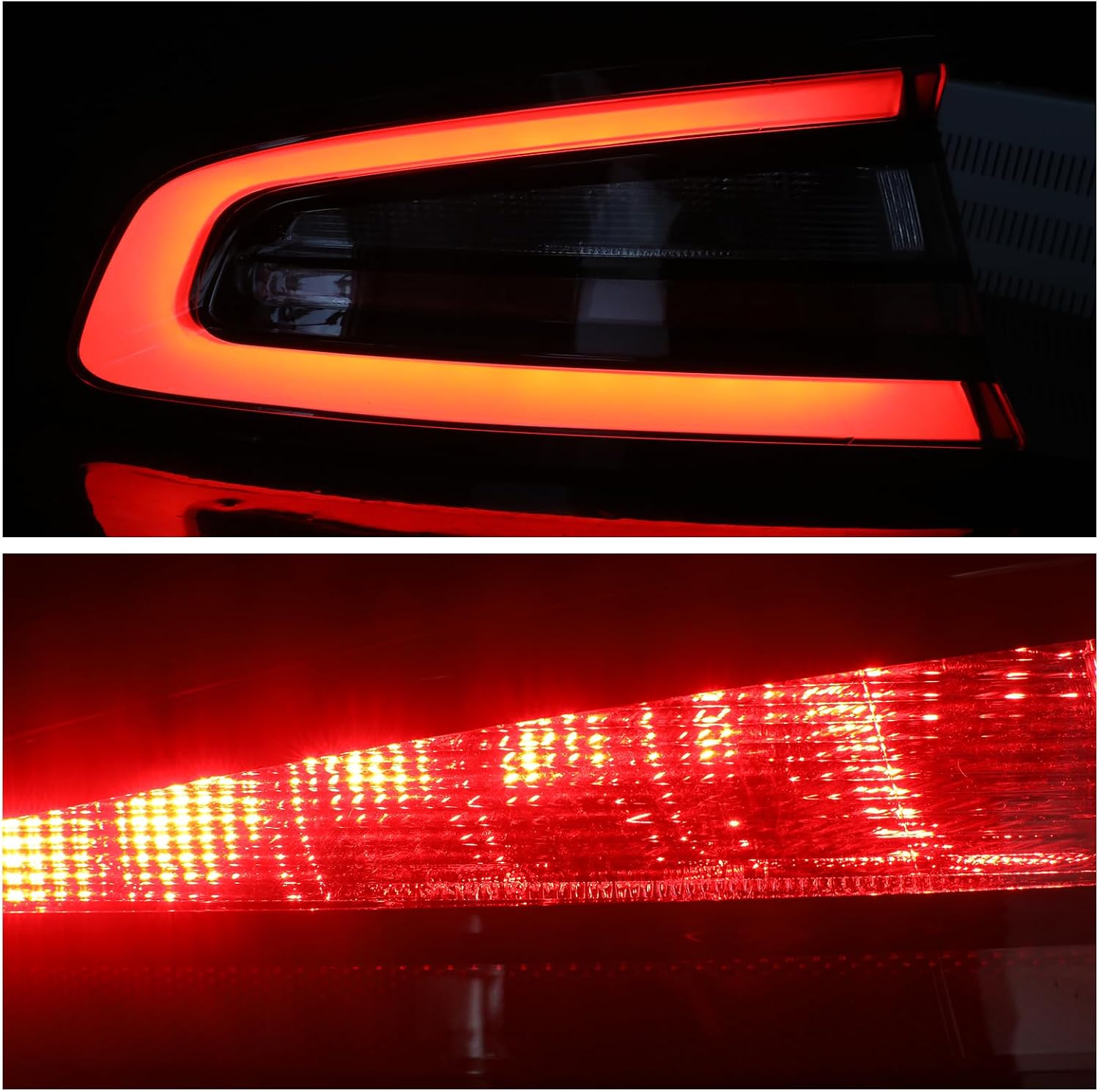 SOCKIR Outer LED Tail Lights Assembly Compatible with 2015-2023 Dodge Charger OE Replacement Taillights Brake Rear Light Driver and Passenger Sides
