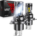 Torchbeam 2026 LED Light Bulb, H4/9003/HB2, 6500K Cool White, Plug and Play, for Automotive Fog Lamps, Pack of 2