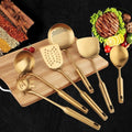 Kitchen Utensils Set, Cooking Utensils Set Stainless Steel Cooking Shovels Turner Ladle Spoon Colander Filter Tools Kitchen Utensils Set Home Restaurant Accessories