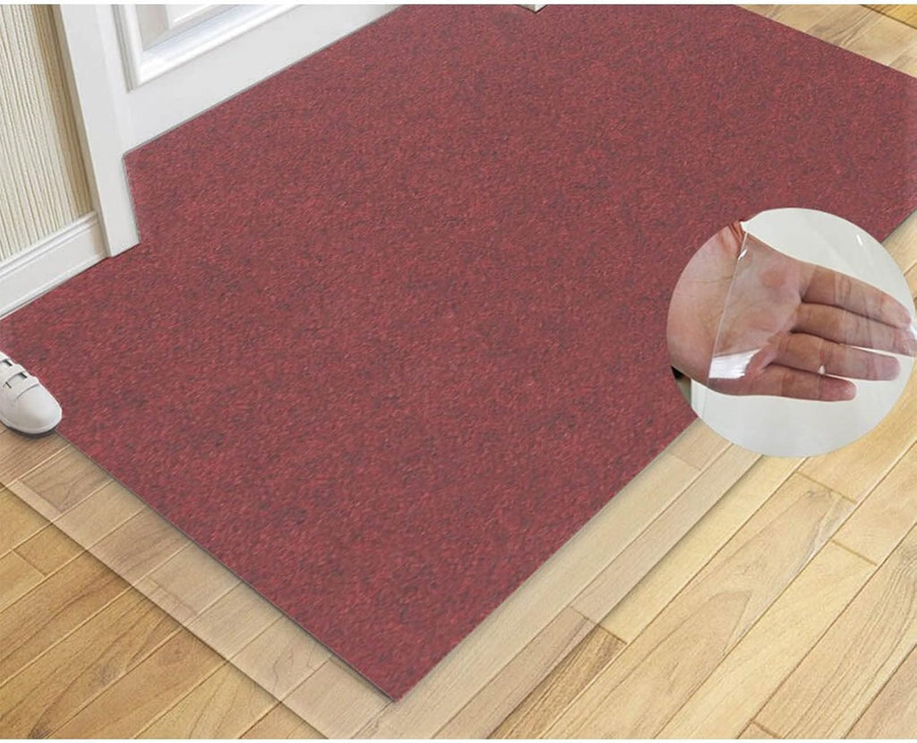 DXZ-Design Transparent PVC Protection Pad for Carpet Length 100cm 1.5m 2m 250cm 300cm, Clear Chair Mat for Hard Floors, Dining Table Oil-Resistant Plastic Protector (Size : 39.4x78.7in/100x200cm)
