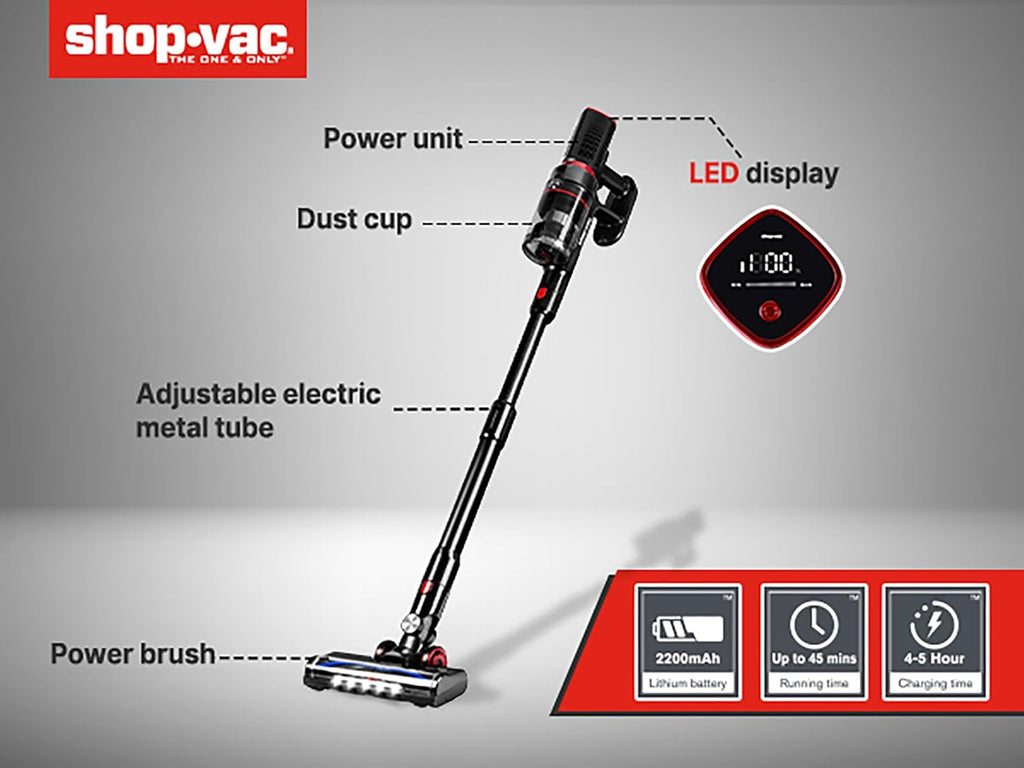 Shop-Vac Rechargeable Cordless Stick Vac