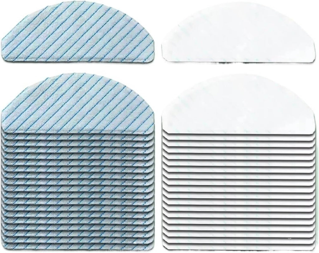 Disposable Mop Pads,Compatible For Ecovacs,Compatible For Deebot,Ozmo T8 T8 + / T8 AIVI T9 / N8 Pro / N8 + Accessories Parts Anti-Scratch(200PCS)