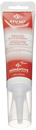 Momentive RTV167 Electronic-Grade High Strength Silicone Adhesive Sealant, 2.8 oz Tube, Gray