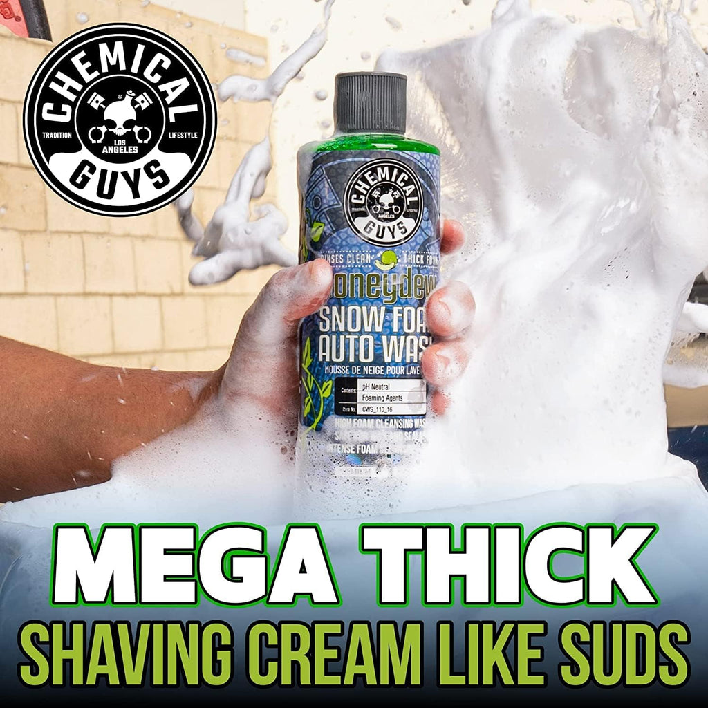 Chemical Guys TORQ Professional Max Foam 8 Cannon and Honeydew Snow Foam Soap Kit - High Foaming Car Wash Cannon with 1 Gallon Concentrated Soap - Safe for Cars, Trucks, SUVs, RVs and More, 128 fl oz