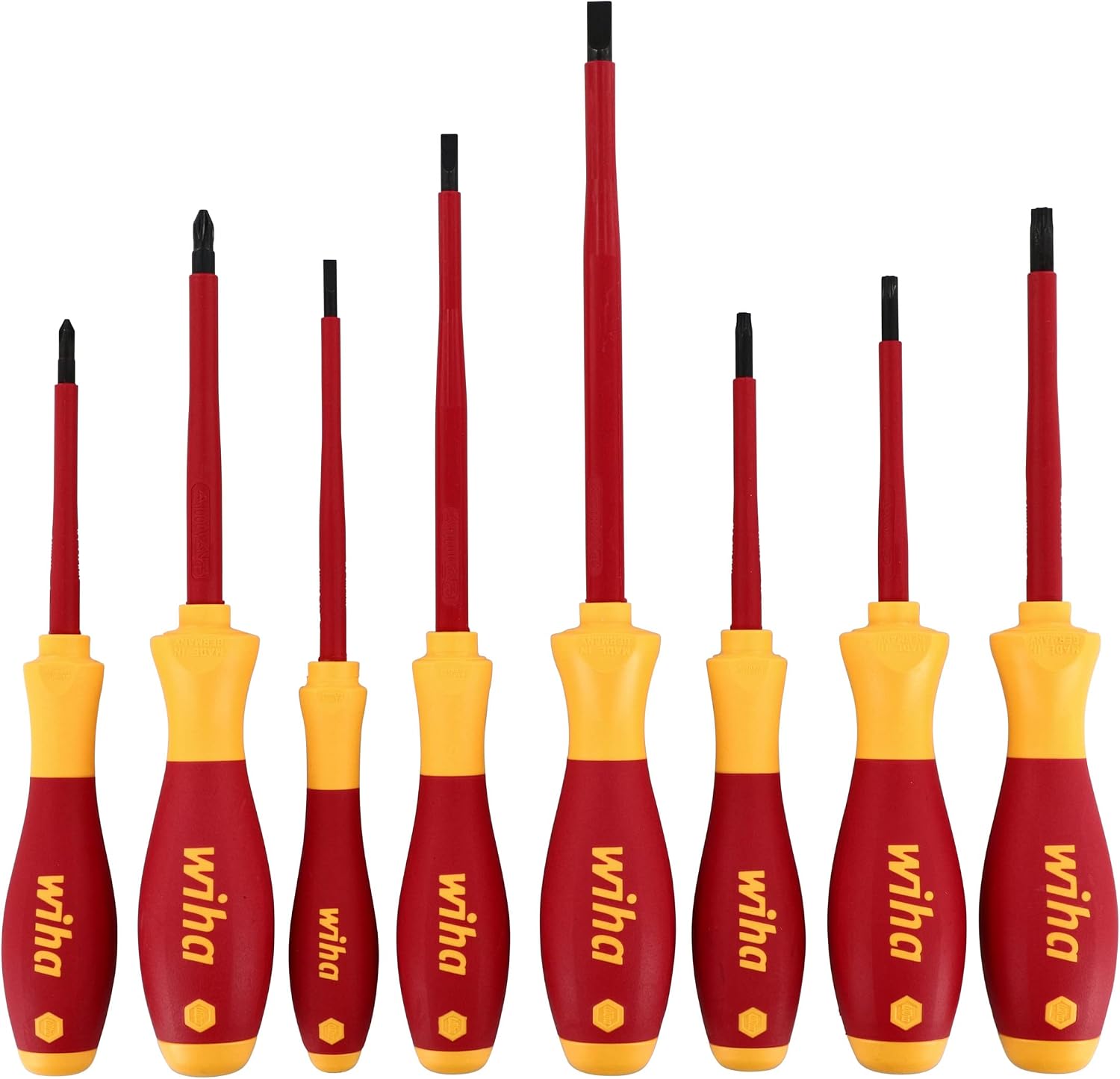 Wiha 91890 26-Piece Insulated EV & Hybrid Tool Set, 1000V VDE Rated, Sockets, Ratchets, Pliers, Screwdrivers