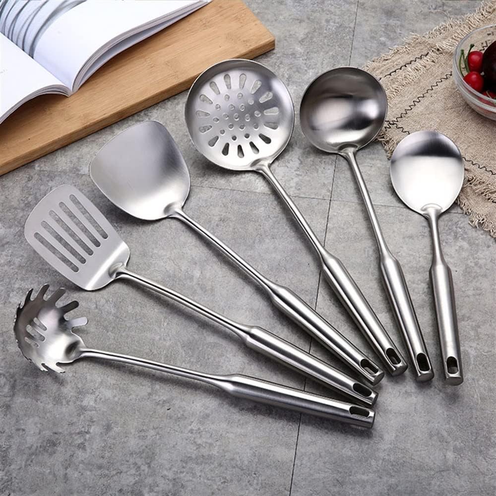 TOEWOE Kitchen Utensils Set, Cooking Utensils Set, Stainless Steel Utensils Set, Nonstick Kitchen Utensils Cookware Set, Kitchen Gadgets Kitchen Tool Set Gift (4 Pieces)