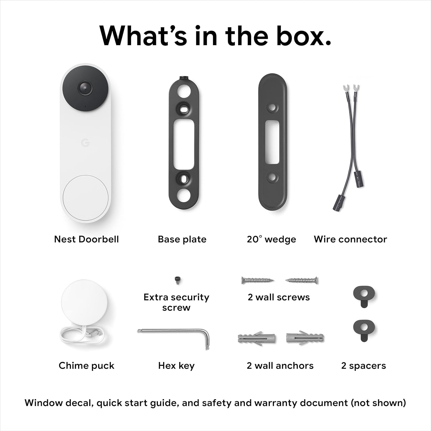 Google Nest Doorbell - (Wired, 2nd Gen) - Wired Video Doorbell Camera - Doorbell Security Camera - Ash