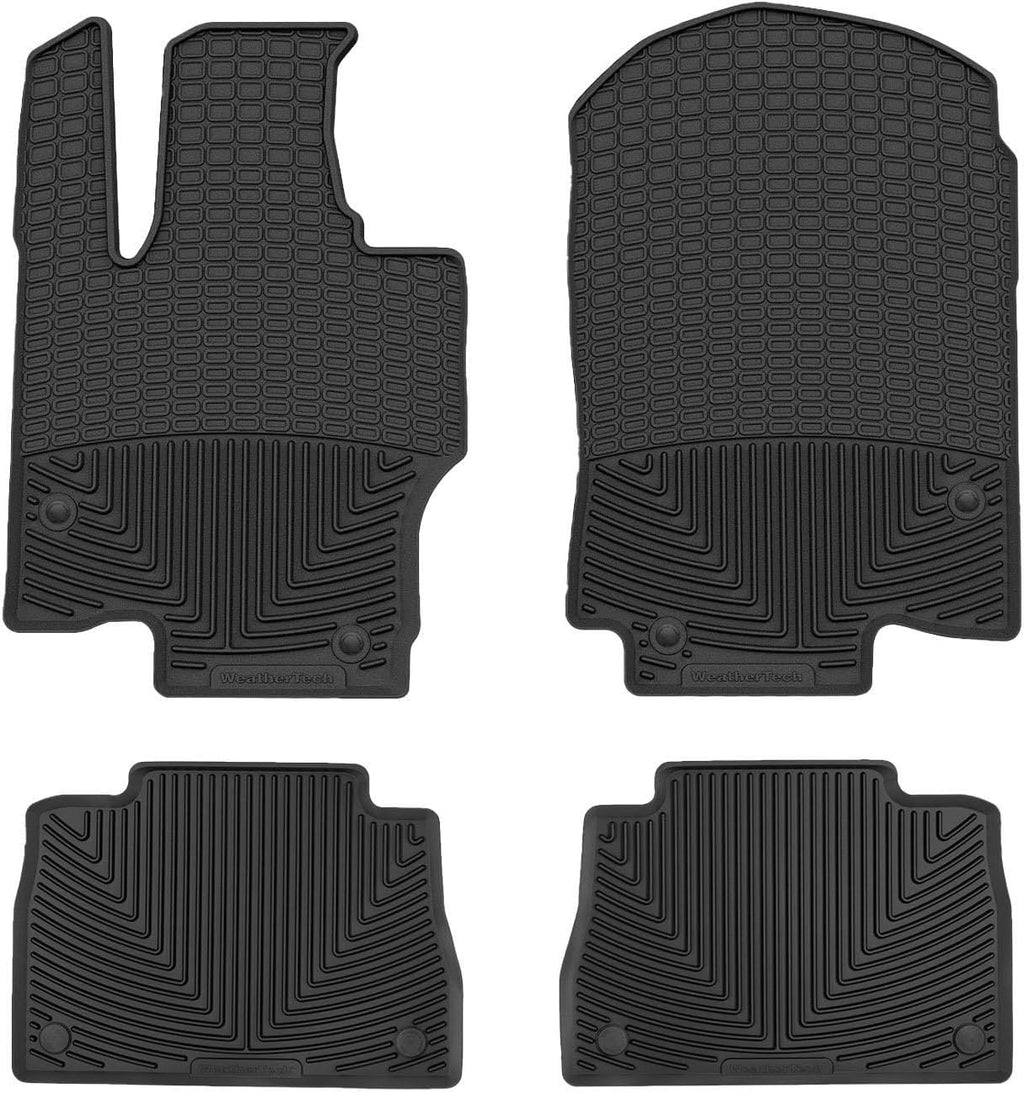 WeatherTech All-Weather Floor Mats for Mercedes GLE Coupe, AMG GLE 63 S Coupe, AMG GLE 53 Coupe - 1st & 2nd Row (W606-W641), Black