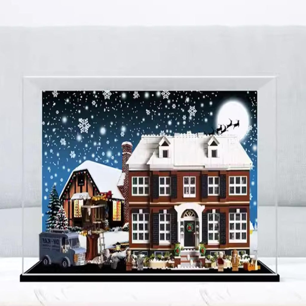 Acrylic Display Case for Lego Ideas Home Alone McCallisters' House 21330, Ultimate Display Solution for Model Collectibles - Protect Your Models (Theme A)