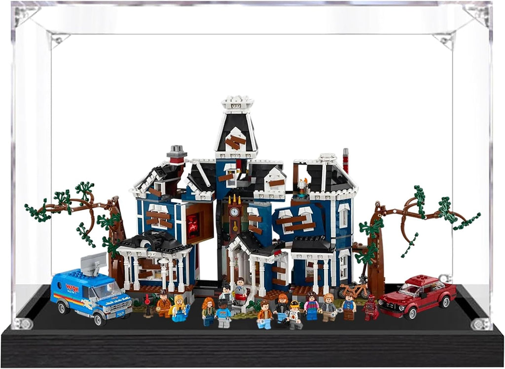 Acrylic Display Case for Lego 11370 Stranger Things: The Creel House Model, 3mm Dustproof Display Box, Display Case Compatible with Lego 11370(Model Not Included) (Transparent 2MM)