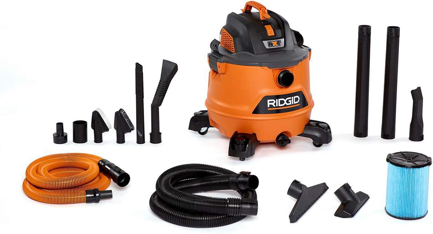 RIDGID 14-Gal. 6.0 Peak HP Wet/Dry Vac with Auto Detailing Kit