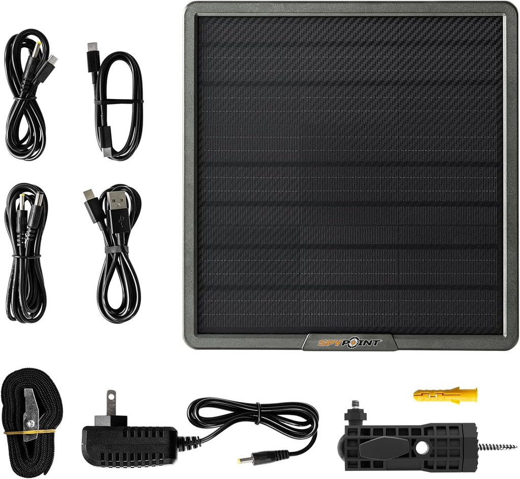 SPYPOINT Solar Panel for Trail Camera with Internal Battery for Outdoor Trail Camera Solar Panel (SPLB-22)