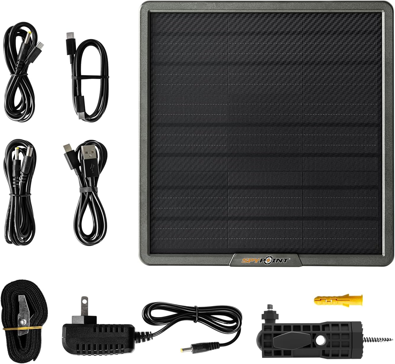 SPYPOINT Solar Panel for Trail Camera with Internal Battery for Outdoor Trail Camera Solar Panel (SPLB-22)