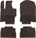 WeatherTech All-Weather Floor Mats for Mercedes GLE Coupe, AMG GLE 63 S Coupe, AMG GLE 53 Coupe - 1st & 2nd Row (W606CO-W641CO), Cocoa
