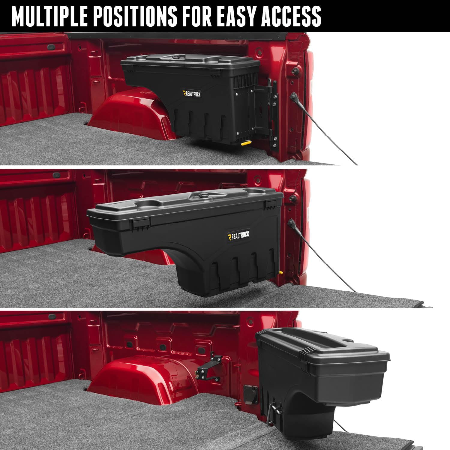 RealTruck Undercover SwingCase Truck Bed Storage Box | SC404D | Fits 2023-2025 Toyota Tundra (w/o Trail Edition Boxes) Drivers Side