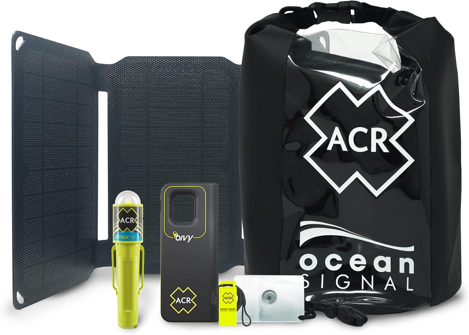 Bivy ACR Stick & Solar Panel Ultimate Survival Kit – Reliable Emergency Communication, Charging Power, and Essential Gear for Outdoor Adventures & Survival Situations