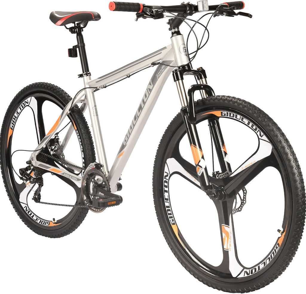 EUROBIKE 29' /27.5' Mountain Bike，29' Men Mountain Bike, Lightweight Aluminum Frame,Front Suspension Daul Disc Brakes 21 Speed Bicycles for Mens Bikes Mountain Bike for Adults