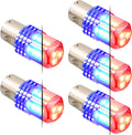GG Grand General 70827 1157 Dual Color Red/Blue 15 LED Tower Bulb, 12V, 5 Pack
