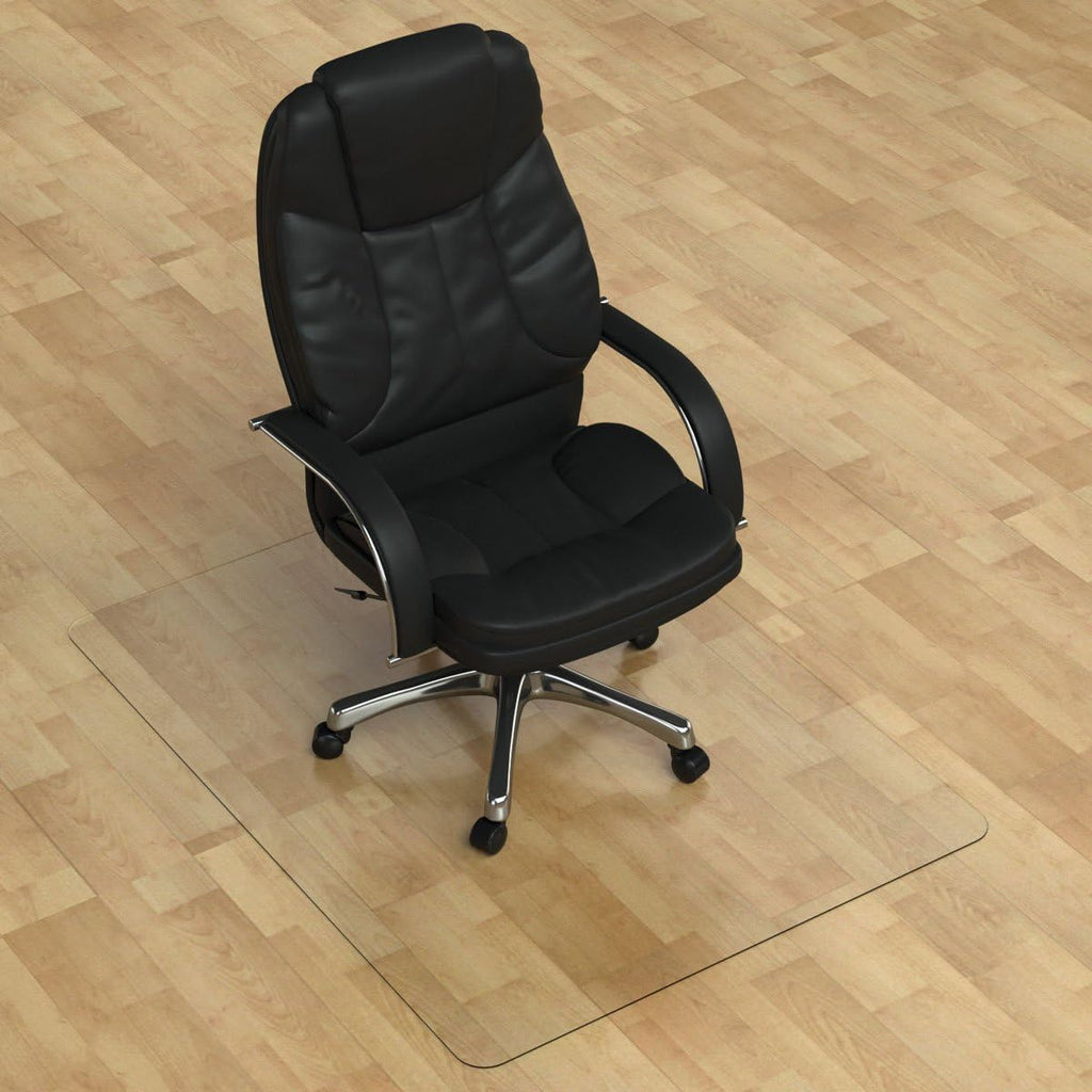 2Pack Thickest Chair Mat for Hardwood Floor - 1/8' Thick 47' X 35' Crystal Clear Chair Mat for Hard Floor, Can't be Used on Carpet Floor