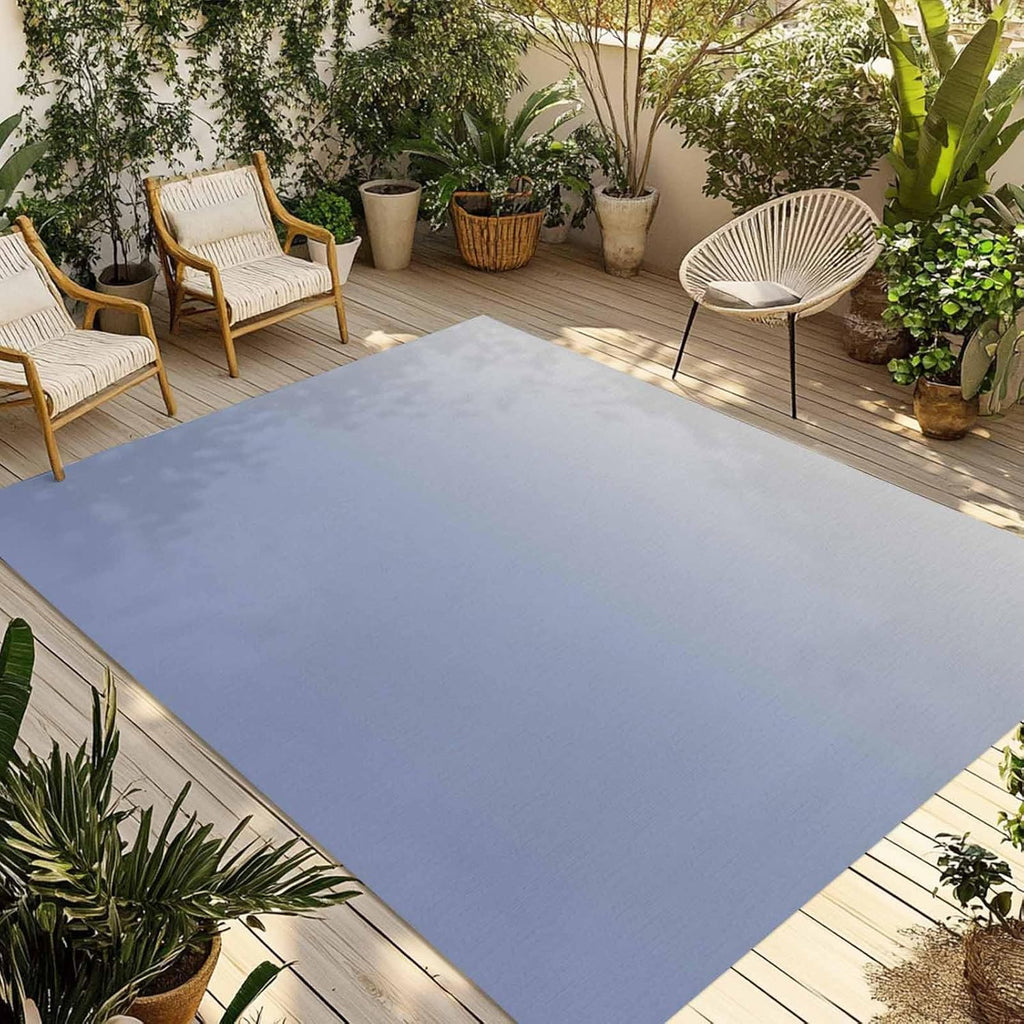 Outdoor Rug 4x6ft Ombre Art Color Gradient Patio Area Rugs Waterproof Easy Cleaning Non Shedding Thick Mats Minimalist Carpet for Indoor Outdoor Porch Deck Backyard Balcony